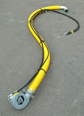 Ansluts till traktor/lastare eller grävmaskins yttre hydraulik.